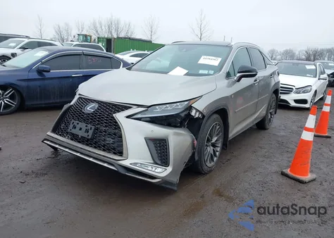 2020 Lexus Rx 450H F Sport Performance z USA, uszkodzony, nr VIN 2T2YGMDAXLC051570